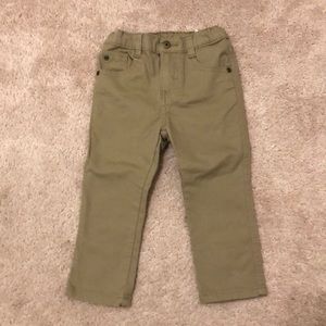 Wrangler boys 2T khaki jeans EUC